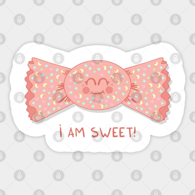 Sweet cute candy girl Sticker by adrianserghie